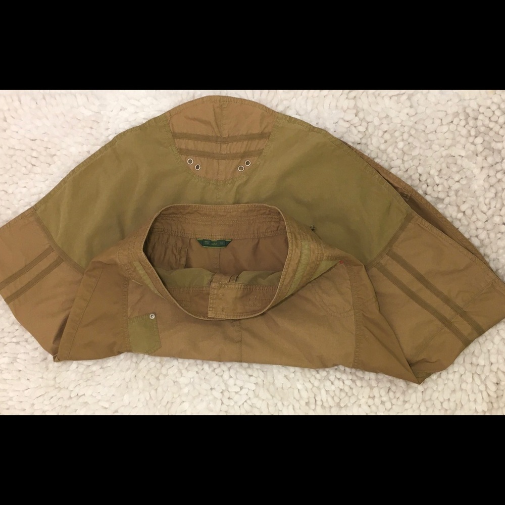Oilily Khaki 2 Tone Brown Earthy Skirt 6 (36) - Picture 5 of 9
